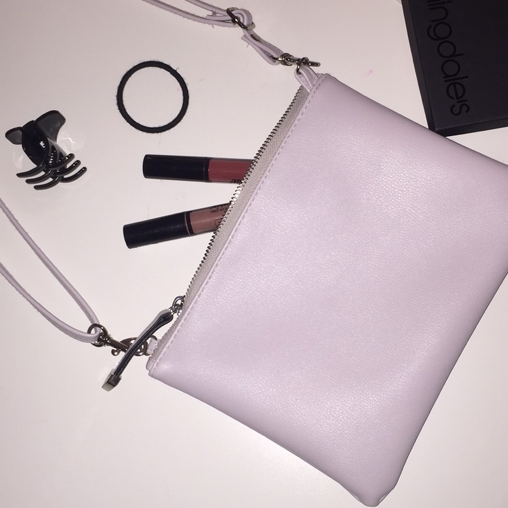 lavender shoulder bag